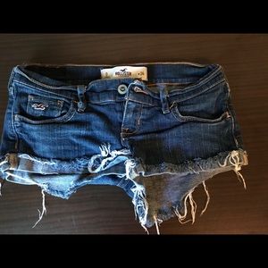 Hollister Frayed Jean Shorts